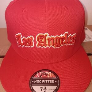 HGC Los Angeles Kobe Bryant Fitted Red Cap